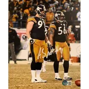 Aaron Smith Signed with Woodley 8X10 Photo