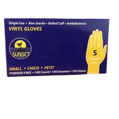 Vinyl Disposable Gloves Small Powder Free – Box of 100