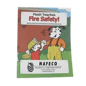 Fire Safety Kids Coloring Book "Flash, Fire Safety Dog"