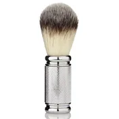 ThatsSmoooth Synthetic Silvertip Shave Brush — Premium Shave Brush for Black Men, Latino Men & Men of Color