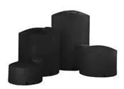 1050 Gallon Vert Tank - Black W/Fittings