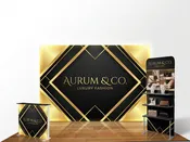 10x10 SEG Illuminated Trade Show Booth - LED Backlit Glow Booth Kit