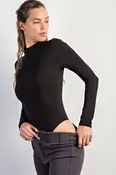 AMAYAH BLACK BODYSUIT