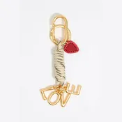 18K Plated Bag Charm
