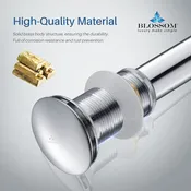 1-1/4″ Brass Pop up with No Overflow – BA02 002