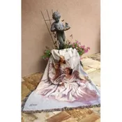 ANGELIC TRIO TAPESTRY COTTON THROW