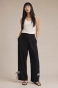 Bow Linen Pant