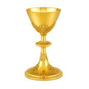 10-016 24Kt Gold Plate Chalice 10oz