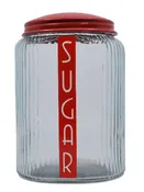 Canister Jar, Red – Sugar