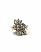 6 18KT GF Cubic Zirconia Ring