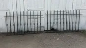 10 Feet of Wrought Iron Fence Panels GA21262