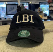 LBI | Adult Legacy Navy Hat with Initials — BREEZIN' UP