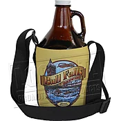 Growler Carriers - Neoprene - Strap - 64 oz - Full Color - Logo It Promotional Products
