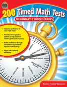 200 Timed Math Tests Bk