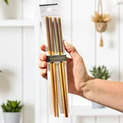 Bamboo Chopsticks Set | Black & Black | Eco-Friendly Living