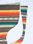 Brown Serape Baby Blanket