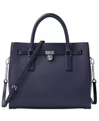 Michael Kors Hamilton Moderne Large Satchel - Dress Blue