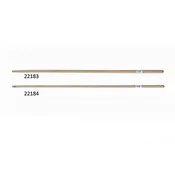 1 5/16” x 60”Wood Tapered Handle (Broom Handle) W/Metal Tip
