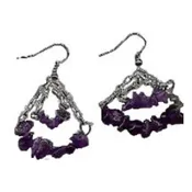 Amethyst Swings Earrings (special order - sold out)