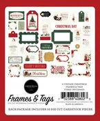 A Vintage Christmas Frames & Tags - Carta Bella
