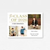 7x5 Single Sided Flat Card - GRAD