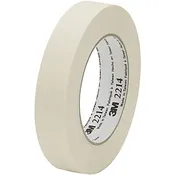 3M&trade; 2214 Masking Tape, 1" x 60 Yd., Natural, Case Of 36