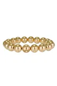 10mm Gold Filled Bead Bracelet