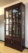 Chinese Rosewood Display Cabinet.