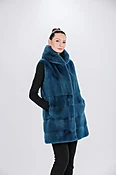AZULEJO MINK VEST — The Fur Source of NY