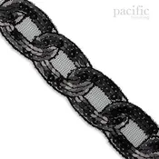 1 1/4" Twist Pattern Sequins : 310087SQ
