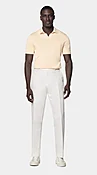 Light Yellow Buttonless Polo