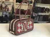 Percaya Handmade Handbag Vegan Embroidered