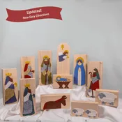 Wood Block Felt Nativity Patterns – Updated!