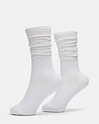 2 PACK RIB SLOUCH SOCKS WHITE