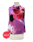 Alembika COWL TANK PRINT - Originally $155