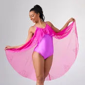 Cami Leotard with Flowing Cape