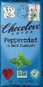 Chocolove Peppermint in Dark Chocolate Bar
