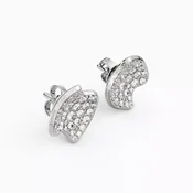 Diamond stud earrings | Platinum | Bixlers®