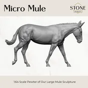 2026 Micro Pewter Mule 1:64 Scale