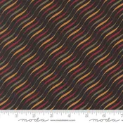 A Vintage Christmas Candy Stripes Black