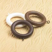 Cassidy West Turned Wood Eyelet Rings