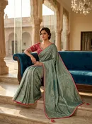 Baranasi Silk Weaving Saree With Designer Silk Blouse | Palkhi Fashion