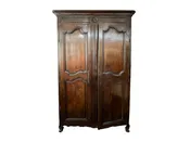 18c French Provincial Armoire — St Romain Interiors