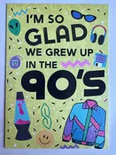 90'S BIRTHDAY CARD