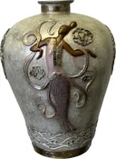 Erte Bronze Vase Oriental Mystery Objets de Arte Limited Edition