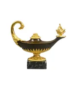 An Empire Oil Lamp Form Candlestick