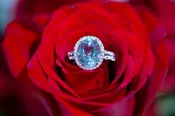 5.20CT Aquamarine 18K White Gold Engagement Ring with Diamonds