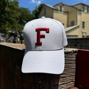 Adjustable White F Hat