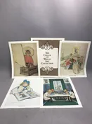 Cream of Wheat Art Collection (1986) Set of 6 Ad Prints+Original Folder Vintage (15x12)