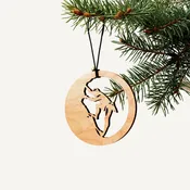 Rock Climber | Wood Ornament — Lucca